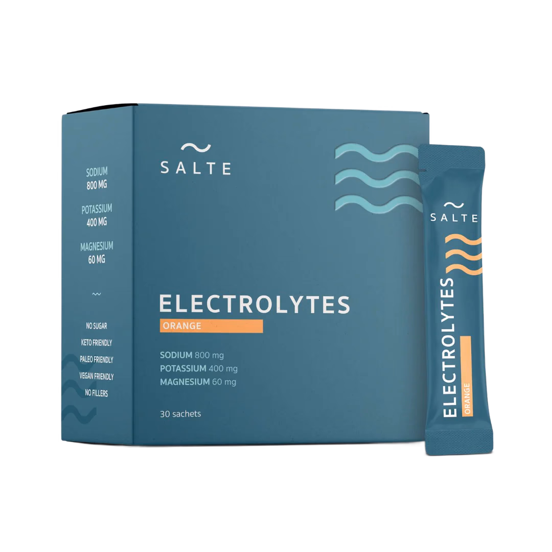 SALTE Elektrolytter – Appelsin – 30 Poser